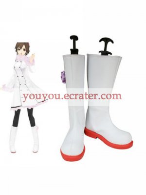 Vocaloid Meiko Imitated Leather Cosplay Shoes