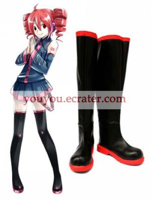 Vocaloid Teto Imitated Leather Cosplay Shoes