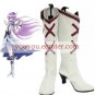 White 2 34'' Heel PRETTY CURE Faux Leather Cosplay Shoes