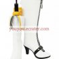 White 3 12 Heel Angewomon Digimon Faux Leather Cosplay Shoes