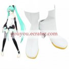 White 3 110 Heel Vocaloid APPEND Faux Leather Cosplay Shoes