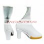 White 3 110 Heel Vocaloid APPEND Faux Leather Cosplay Shoes