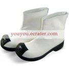 White Black Round Toe PU Lolita Boots