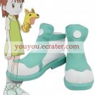 White Green 1 15 Heel Digimon III Kato Juri Faux Leather Cosplay Shoes