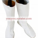 White Square Toes Cosplay Shoes