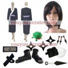 Naruto Black And White Shizune Cosplay Costume Naruto set with wig