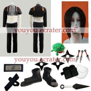 Naruto Sai Cosplay Costume Naruto set with wig