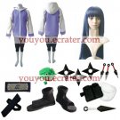 Naruto Hyuga Hinata Jacket Cosplay Costume  Naruto set  with wig