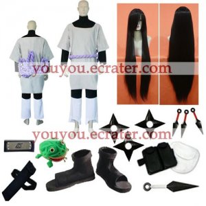 Naruto Orochimaru Cosplay Costume Naruto set with wig