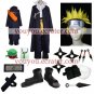 Naruto Shippu! Konoha Gakuen Den Halloween Cosplay Costume  Naruto set with wig