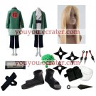 Naruto Tsunade 5th Hokage Halloween Cosplay Costume  Naruto set with wig