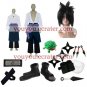Naruto Uchiha Sasuke Halloween Cosplay Costume  Naruto set with wig
