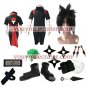 Naruto Uchiha Sasuke Halloween Cosplay Costume 2  Naruto set with wig