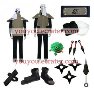 Naruto Baki Cosplay Costume set