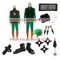 Naruto Maito Gai Halloween Cosplay Costume  set