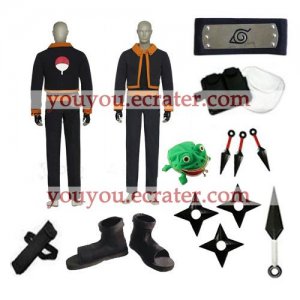 Naruto Obito Uchiha Cosplay Costume  set