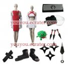Naruto Seven-Tailed Horned Beetle Fu Cosplay Costume set