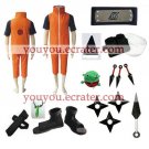 Naruto Shippuden Uzumaki Naruto Adult Halloween Cosplay Costume  set