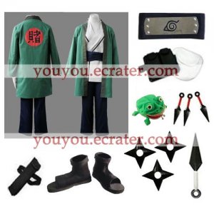 Naruto Tsunade 5th Hokage Halloween Cosplay Costume  set