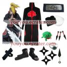 Akatsuki member deidara cosplay cloak set from Naruto shippuuden