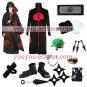 Akatsuki itachi Uchiha cosplay cloak set from Naruto shippuuden