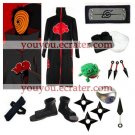 Akatsuki Madara Uchiha cosplay cloak set from Naruto shippuuden