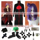 Akatsuki Konan cosplay cloak set from Naruto  with wig