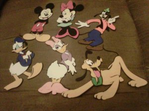 Mickey and Friends Die Cuts