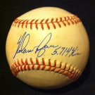 Nolan Ryan autographed baseball