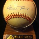 Willie Mays autographed baseball