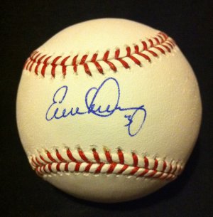 Evan Longoria autographed baseball