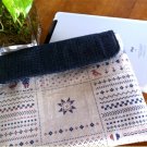 iPad Cover - cross stitch fabric