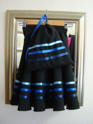 RAD BALLET SKIRT & MATCHING SHOE BAG MADE TO ORDER BY PERFECTDI  UP TO 24" LONG