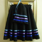 RAD BALLET CHARACTER SKIRT & BAG MADE TO ORDER UP TO 28"L BLUE'S & PURPLE/LILAC
