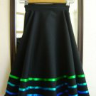 RAD CHARACTER SKIRT MADE TO ORDER UP TO 32" LENGTH GREEN, KINGFISHER, ROYAL BLUE