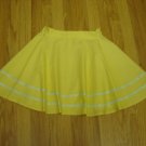 1940/50's Style Yellow Full Circle Skirt,On A Fixed Waistband By "Perfectdi" NEW