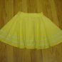 1940/50's Style Yellow Full Circle Skirt,On A Fixed Waistband By "Perfectdi" NEW