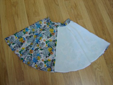 Full Circle Skirt hand sewn W23/25 L18" Rock N Roll Ready To Go, No Waiting*NEW*