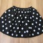Spotted Skirt~hand sewn~black/white By "Perfectdi" hand sewn*NEW*