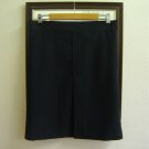 BLACK ,FRONT BOX PLEAT, 60'S STYLE SKIRT, W 34" H 38" L 22.5" APPROX SIZE 14