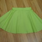 Hand Sewn~Full Circle~Rock n Roll Skirt~Neon Green~ Immediate Dispatch**NEW**