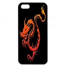 Flaming Dragon Tribal iPhone 5 Slim Fit Hard Case (Black) - i5sdrg2