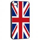 UK Flag iPhone 4 hard case (Black) - i4uk4