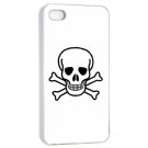 Skull iPhone 4 hard case (White) - i4skl9