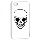 Skull iPhone 4 hard case (White) - i4skl10