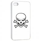 Skull iPhone 4 hard case (White) - i4skl12