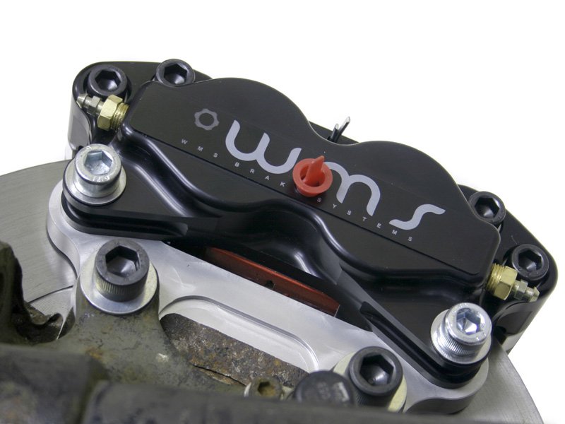 WMS 4 Pot Caliper Brake Kit BMW E30 3Series, fits 15" BBS wheel.