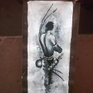 Ashanti Warrior Acrylic Painting