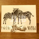 Handmade Zoo Animal Zebra Card