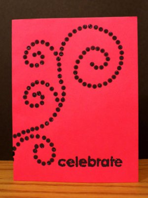 Handmade Celebrate Card